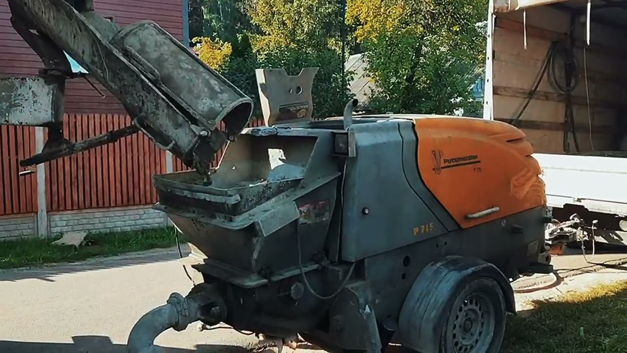 Мини бетононасос (прицепной) - РУАЛГРУПП