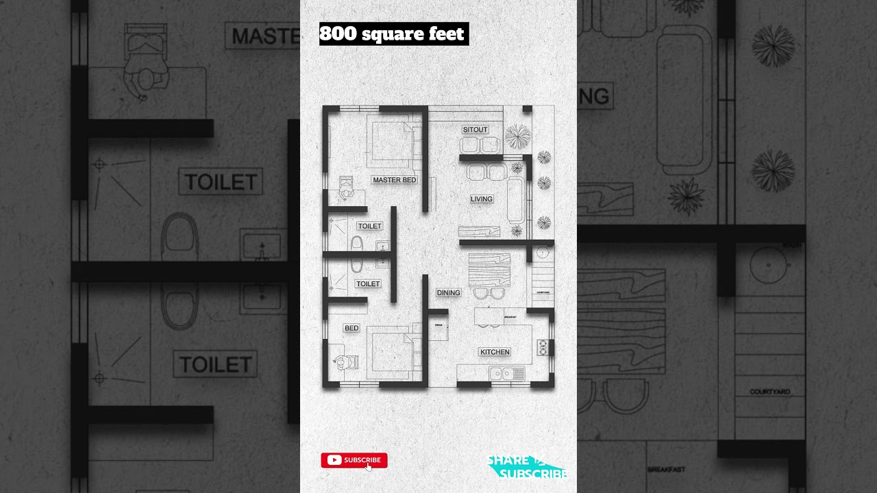 800 square feet 10 ലക്ഷം budget house plan #homedesign #floorplan #homedesign #houseplan #modernhous
