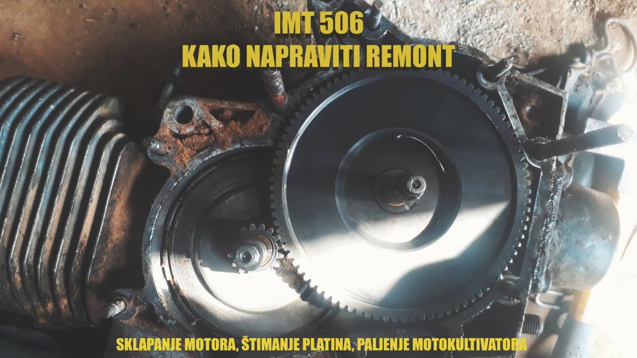 IMT 506 - Remont Motora, Štelovanje platina i predpaljenja - Agria 6000