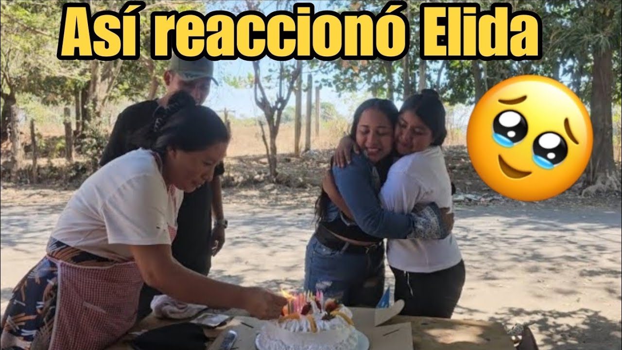 Ana y Elida se dieron un fuerte abrazo y le tenia esta sorpresa 🥹🥳