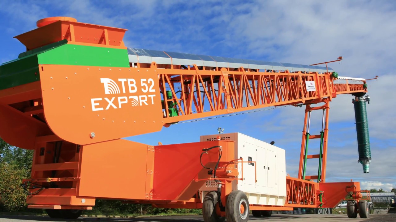 Telestack TB52 Export All Wheel Travel Shiploader