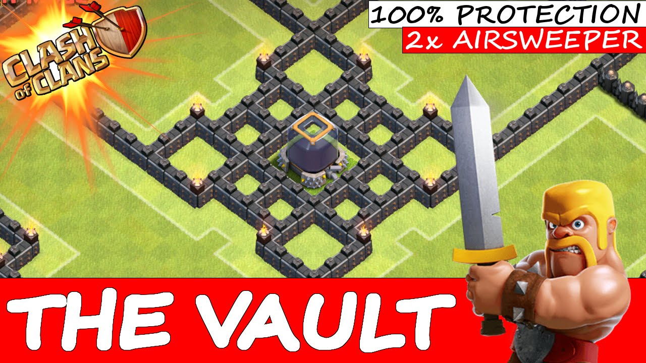Clash Of Clans | INCREDIBLE TH9 FARMING BASE 2015! 