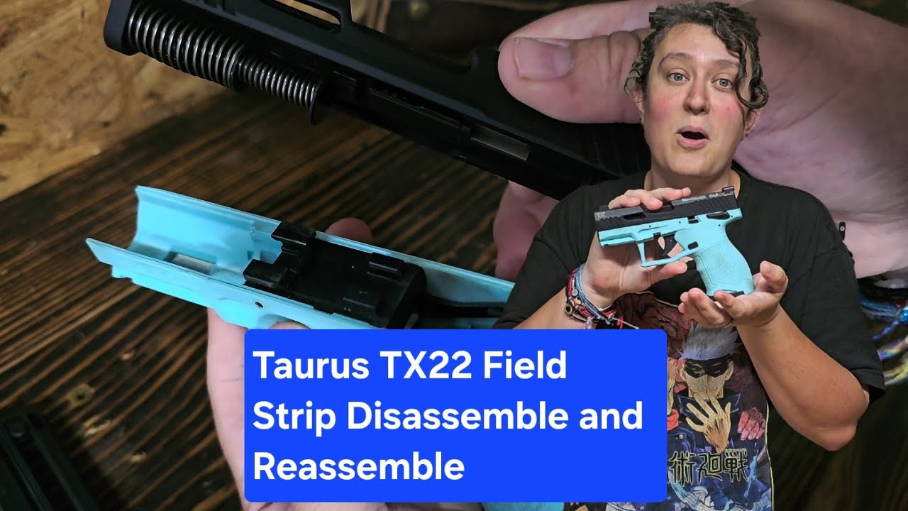 Taurus TX22 Compact Field Strip Disassemble and Reassemble 