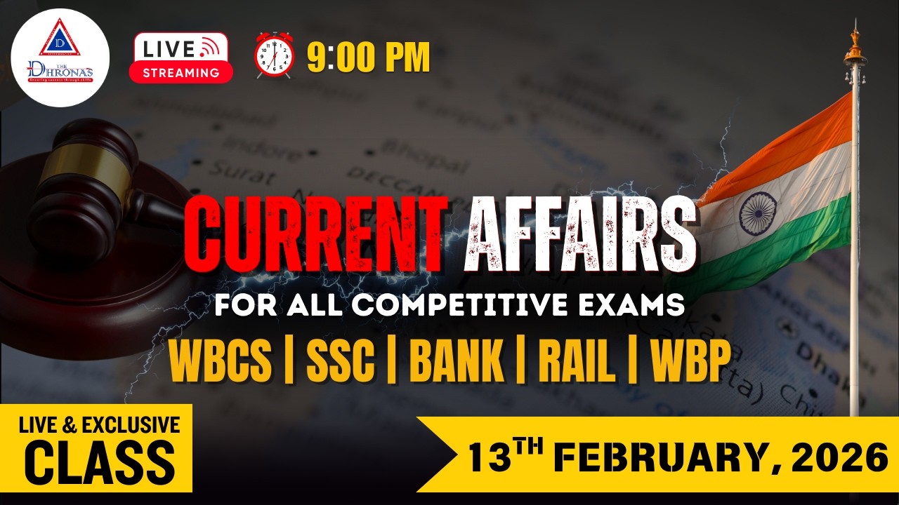 Important Current Affairs Live Class of 13TH FEBRUARY for #wbcs #wbp #kpsi #cgl #chsl #bank #rail