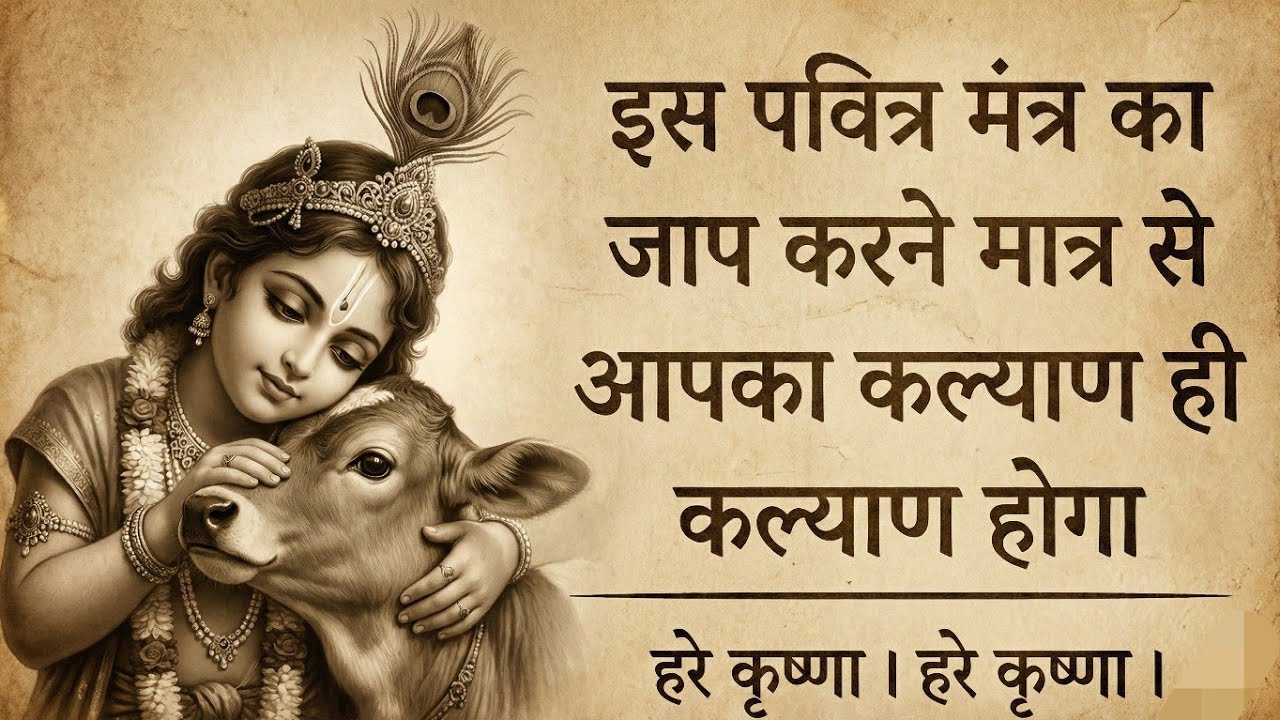 कृष्णाय वासुदेवाय हरये परमात्मने मंत्र | क्लेश दूर करने वाला कृष्ण मंत्र | Govind Mantra #krishna