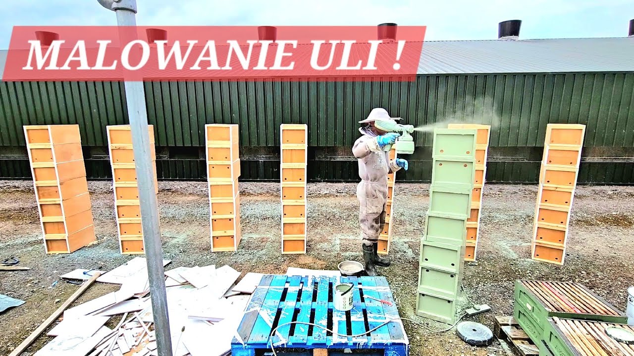 MALOWANIE ULI, Jak nie malować uli #ule #malowanie #pasieka