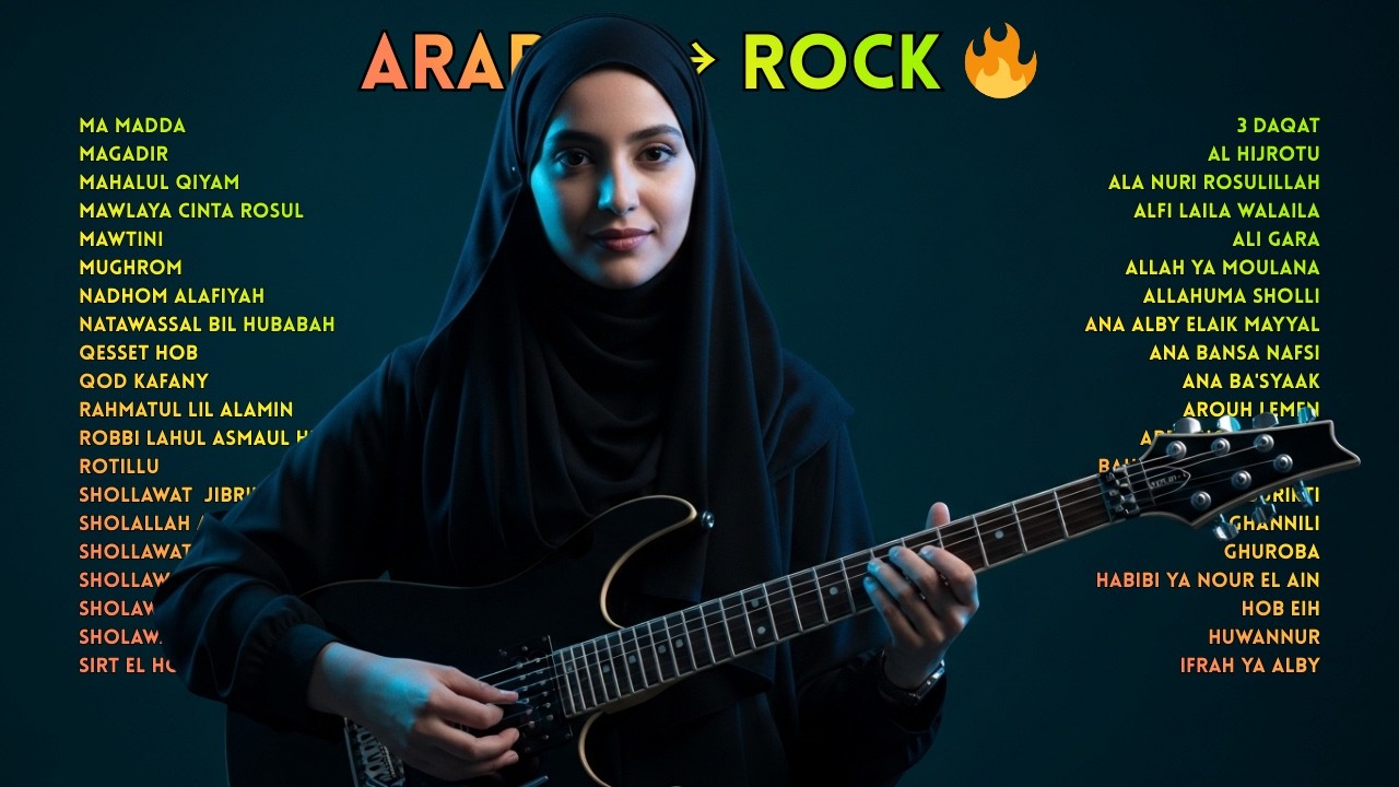 Late Night Arabic Rock 🎸 Relaxing & Emotional Playlist 2026