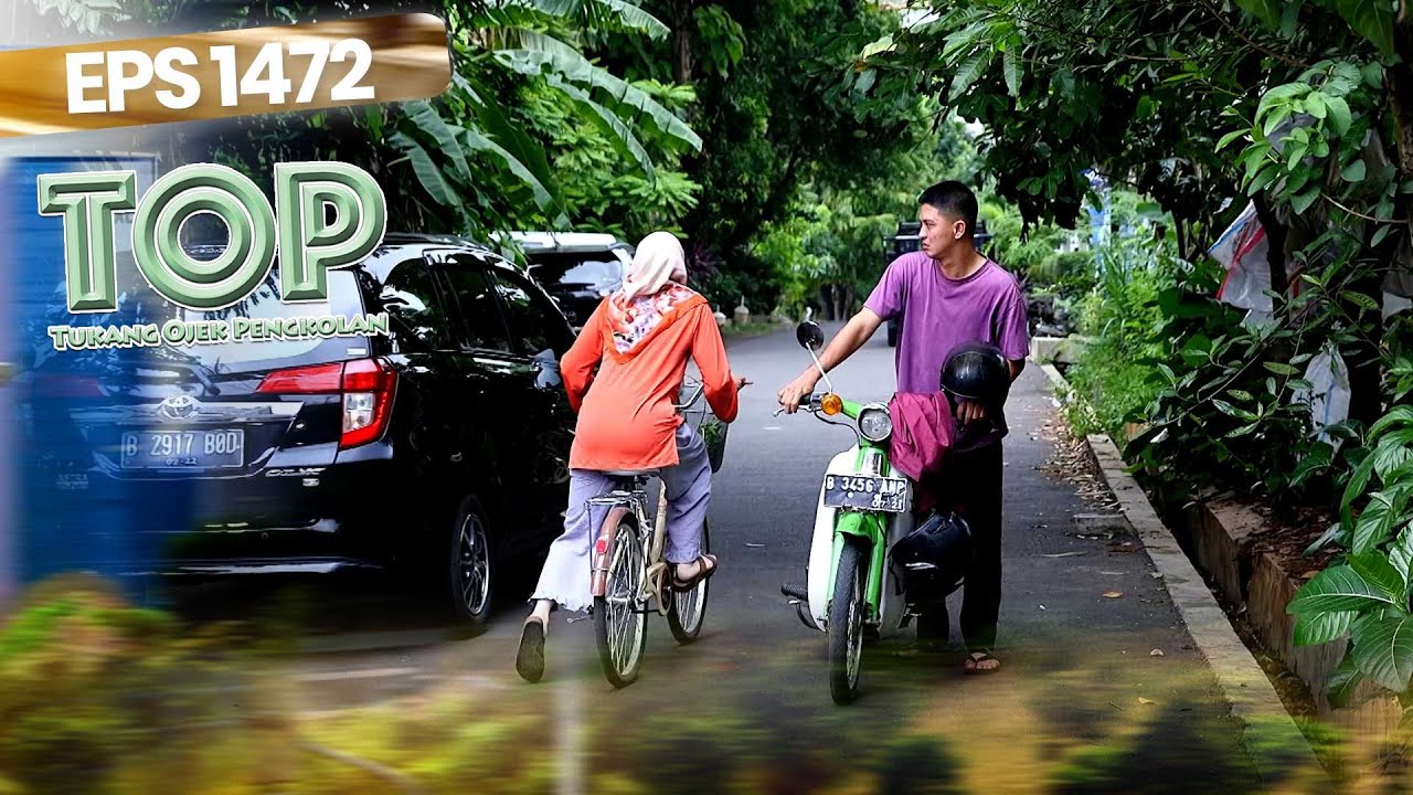 Seneng Banget Denok Ngeledekin Ojak Dorong Motor - TUKANG OJEK PENGKOLAN | EPS 1472 PART 6