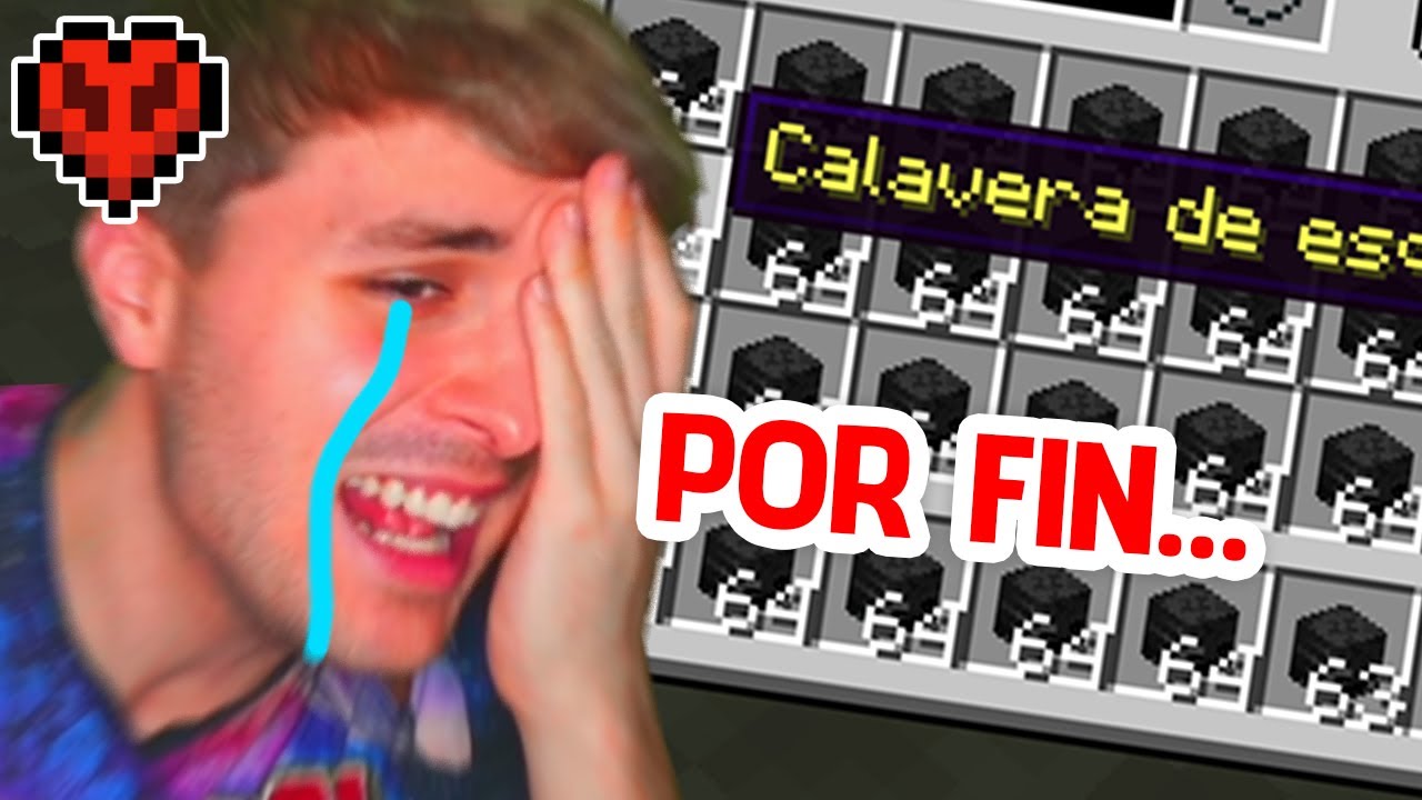 Hice una Granja de Withers EN HARDCORE MINECRAFT 💔 (Muy difícil pero SATISFACTORIO AL FINAL)