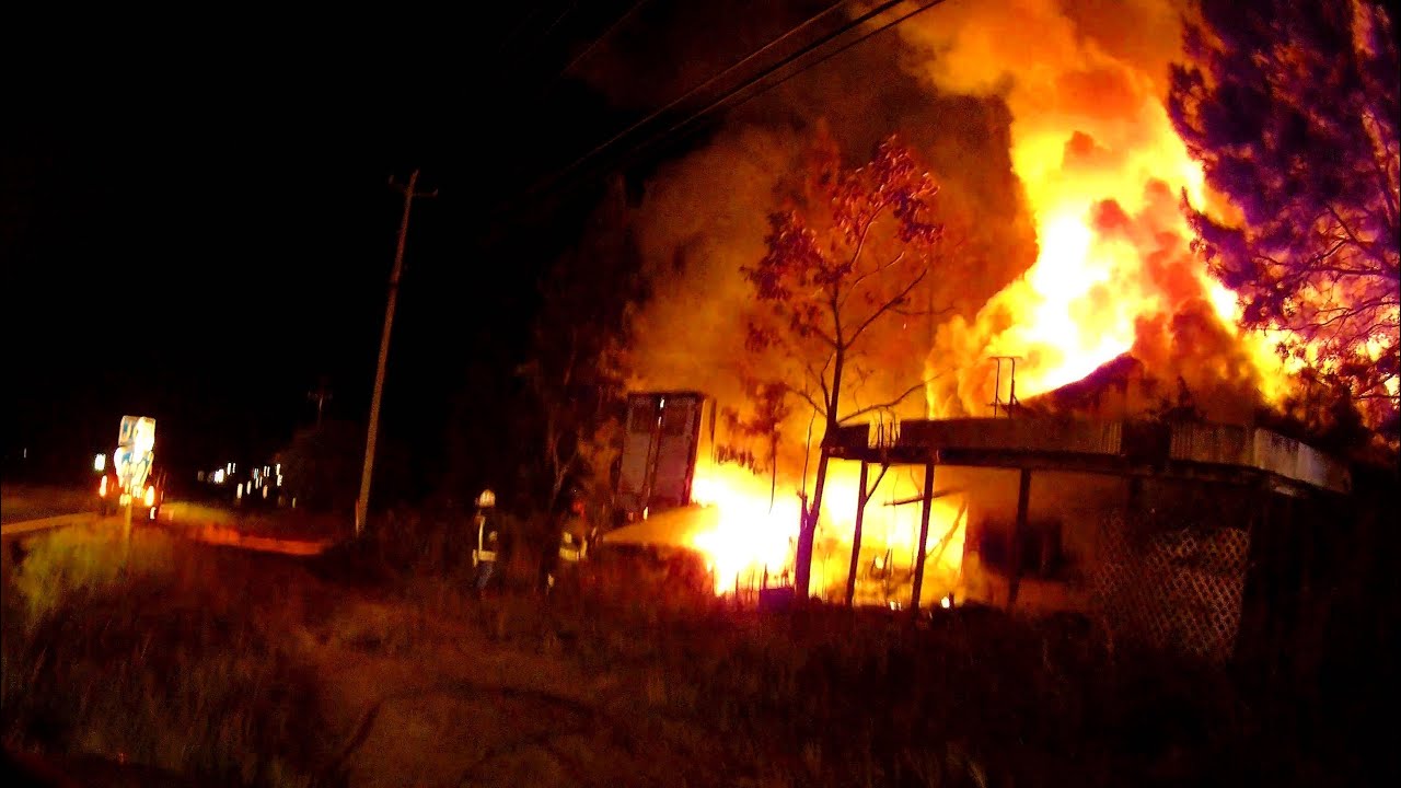 BFD - Commercial Structure Fire *Helmet Cam*
