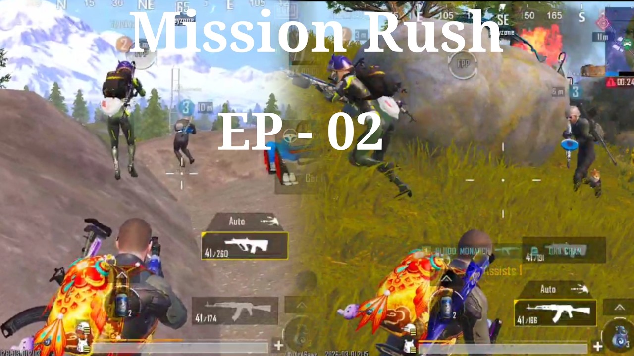 Mission Rush EP - 02 | some vulgar conversation with teammates | GÂBBÄRjèét and Rh٭٭٭٭٭