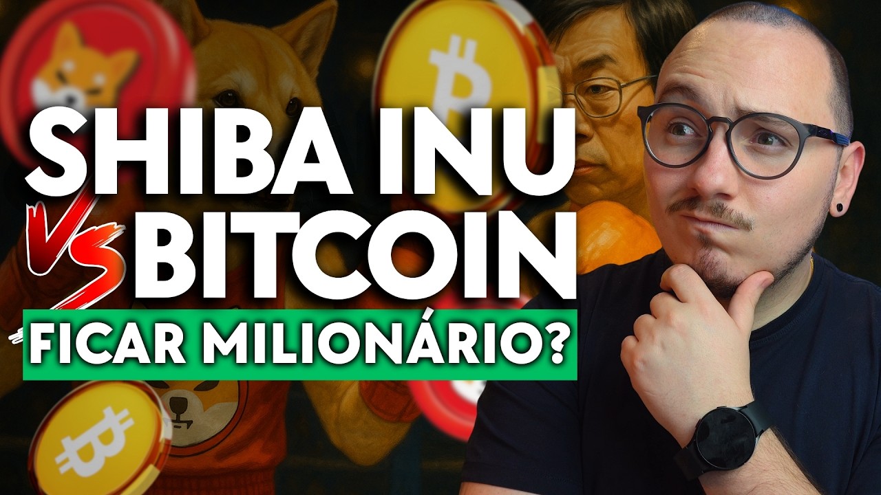 🛑 - SHIBA INU VS BITCOIN, ELA PODE TE DEIXAR MILION&Aacute;RIO?