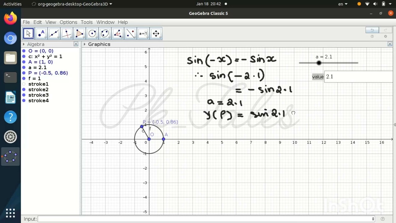 Lab 4: Trigonometric functions ( first year)#plustwopractical #maths #mathslab #keralaeducation 