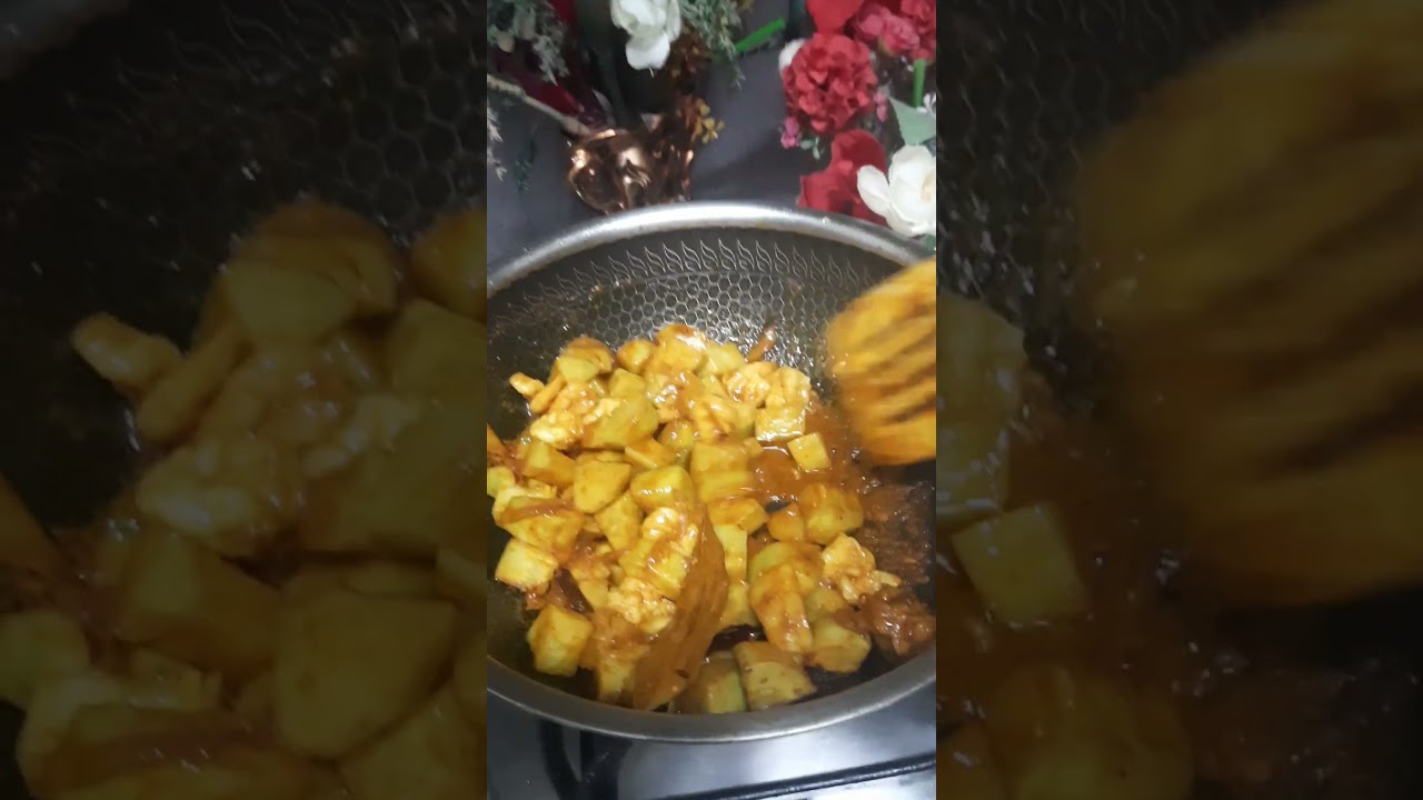 #cucumberand prawn curry #