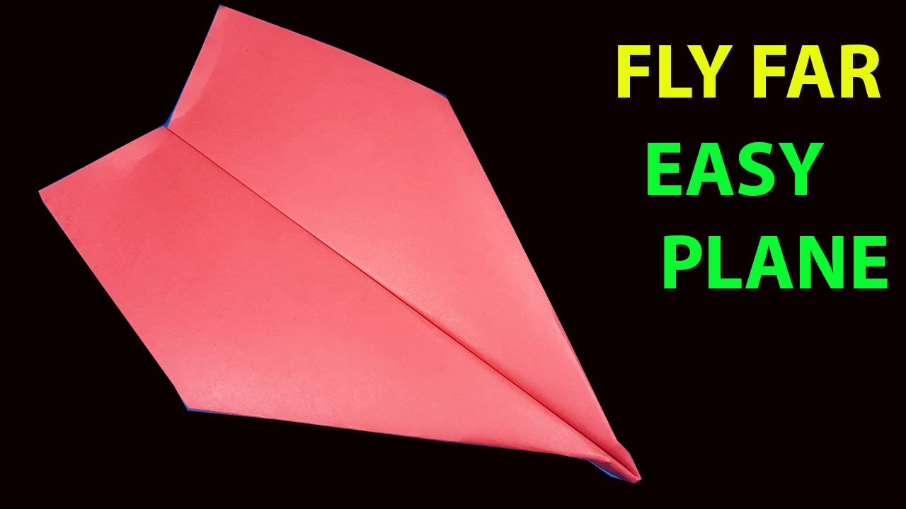 Paper Airplane That Flies Far | Easy Paper Airplane
