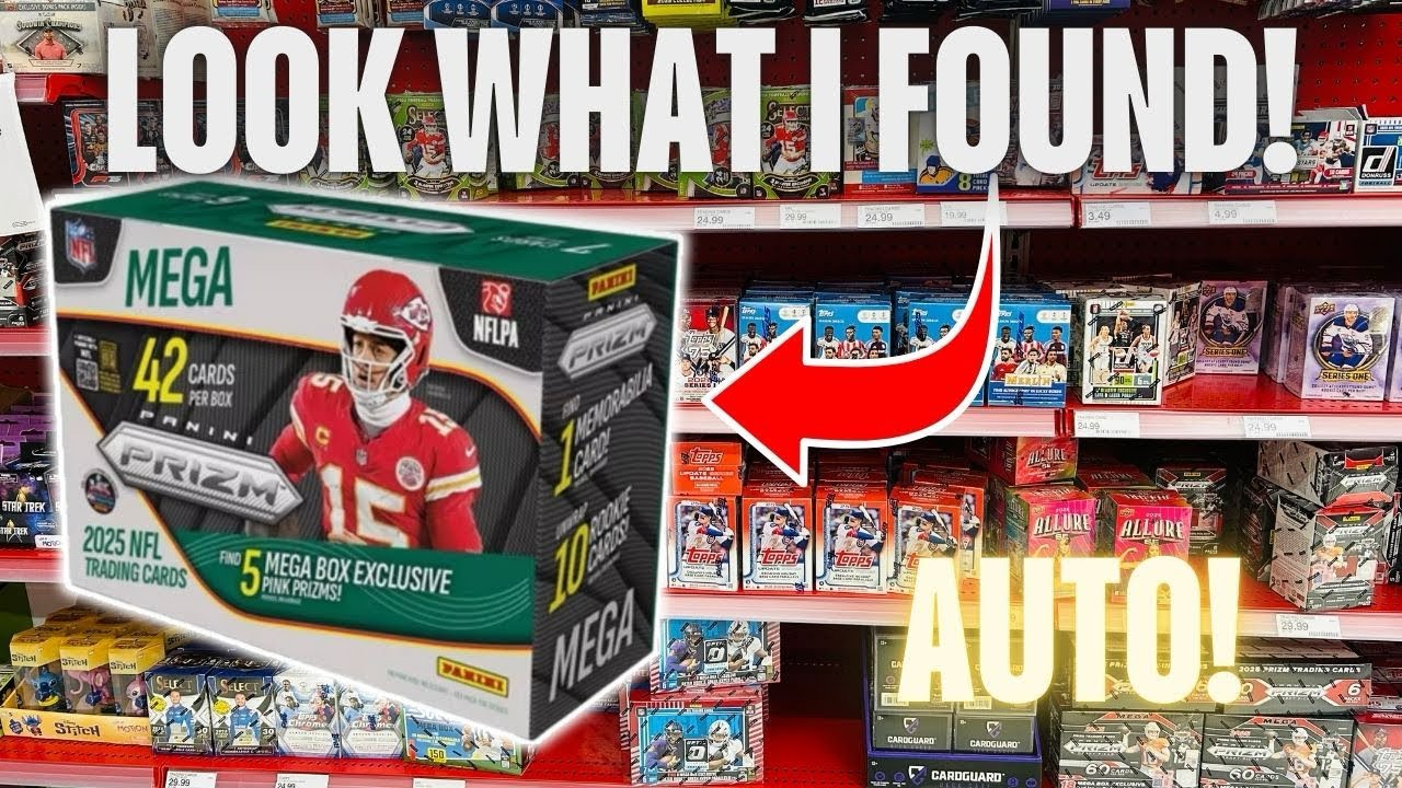 🚨SHOULD YOU BUY? 2025 PRIZM 🏈 MEGA (TARGET) BOX! SPECIAL NOTE FROM MY SON! 😃