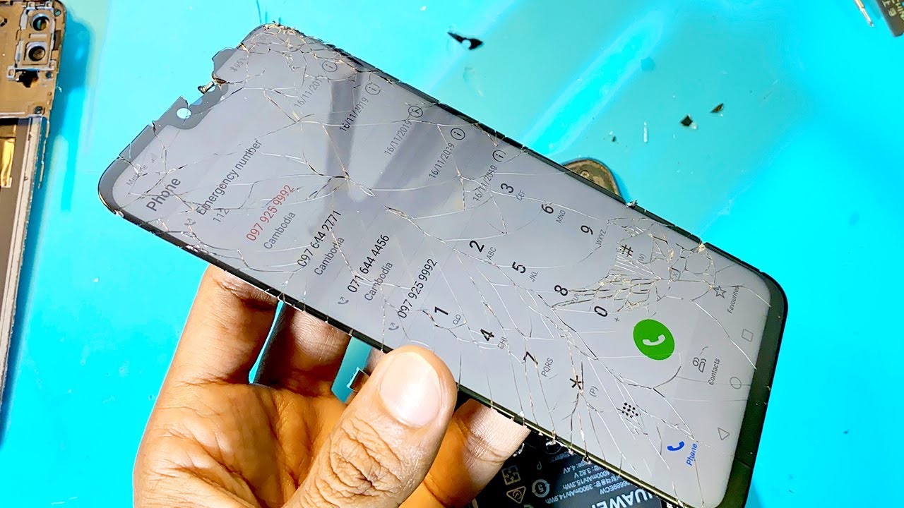 Huawei Y9 2019 glass replacement