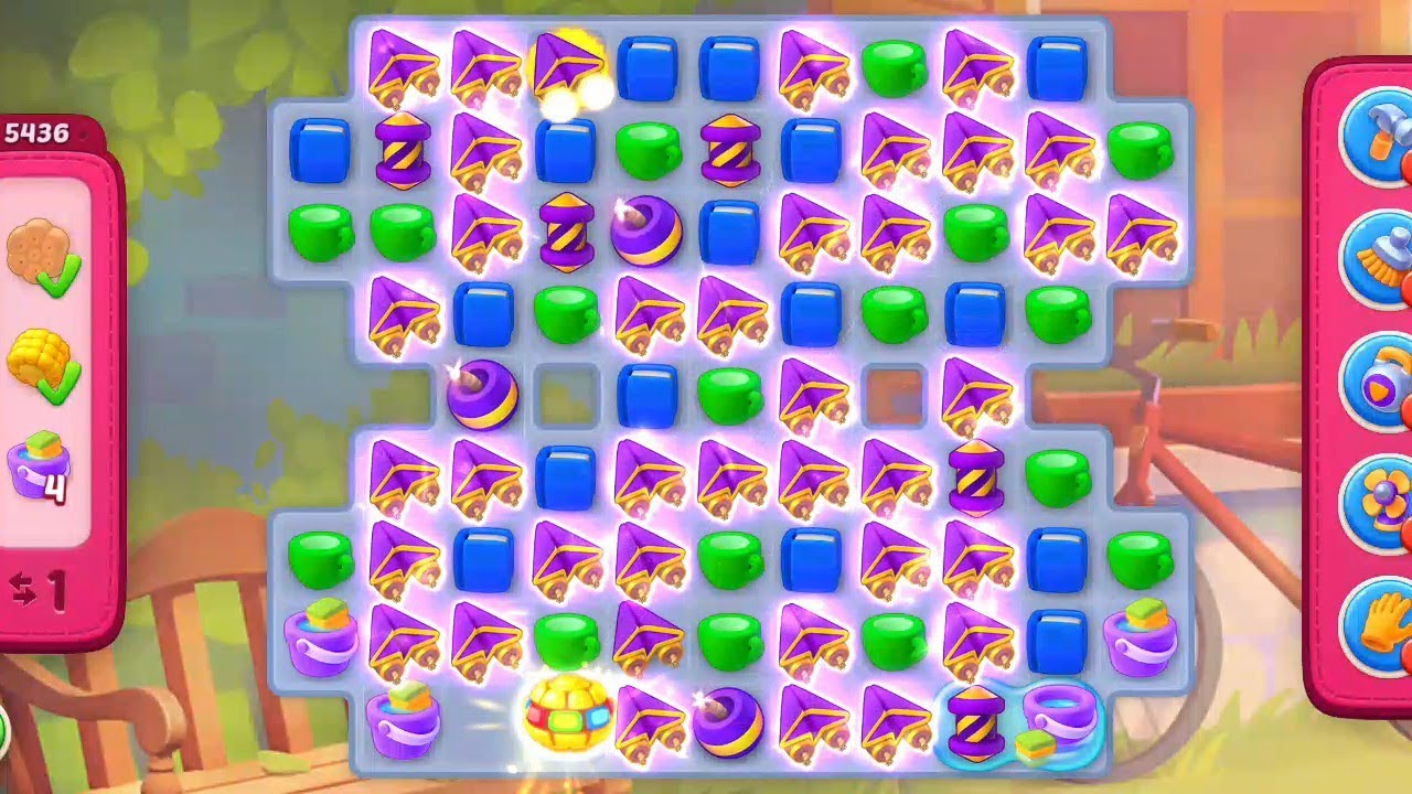 Homescapes game play video level 5440 complete ✅🏡🏠🏘️