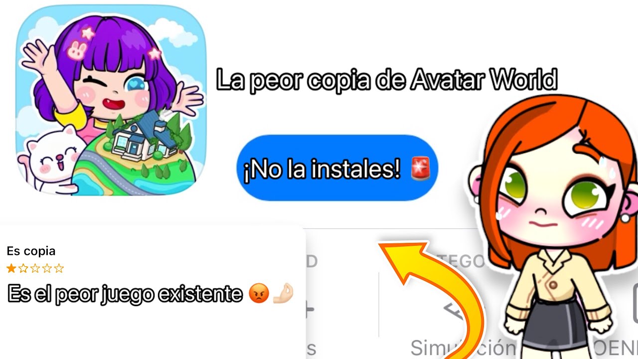 🙀 ¡LAS PEORES COPIAS DE AVATAR WORLD! 🚨 *NO LAS INSTALES 😦* - Avatar World Mariana 🧡