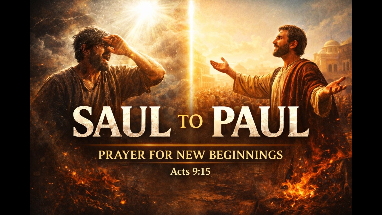 From Saul to Paul | Prayer for Transformation & New Beginnings