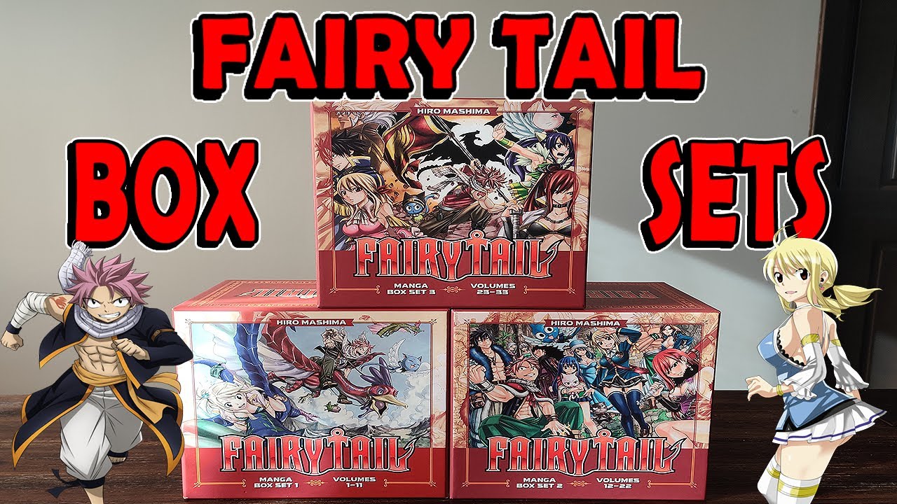 Fairy Tail Manga Box Sets (1, 2 & 3) - Product Showcase