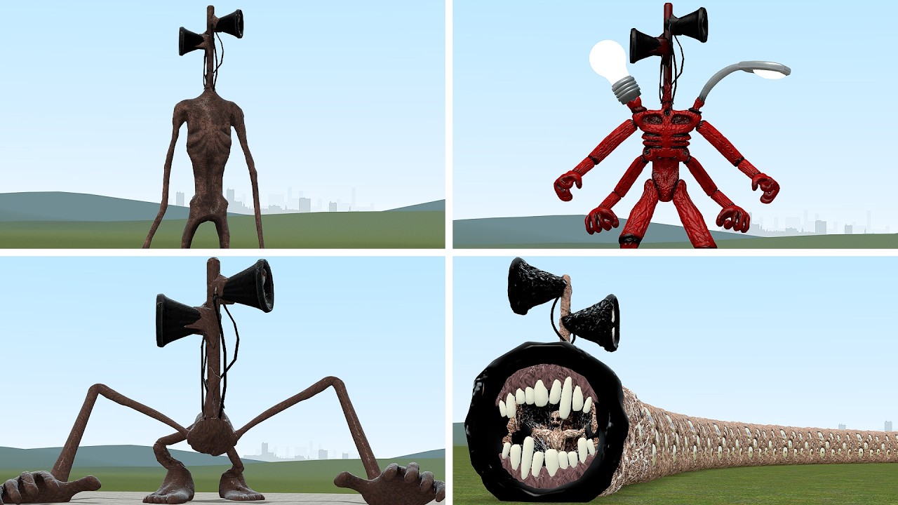 I FOUND NEW ALL SIREN HEADS TEAM in Garry's Mod