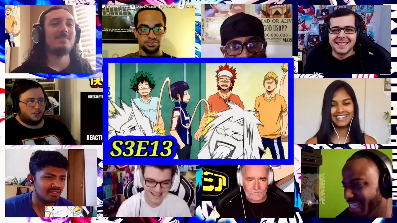 My Hero Academia Season 3 Episode 13 Reaction Mashup | 僕のヒーローアカデミア