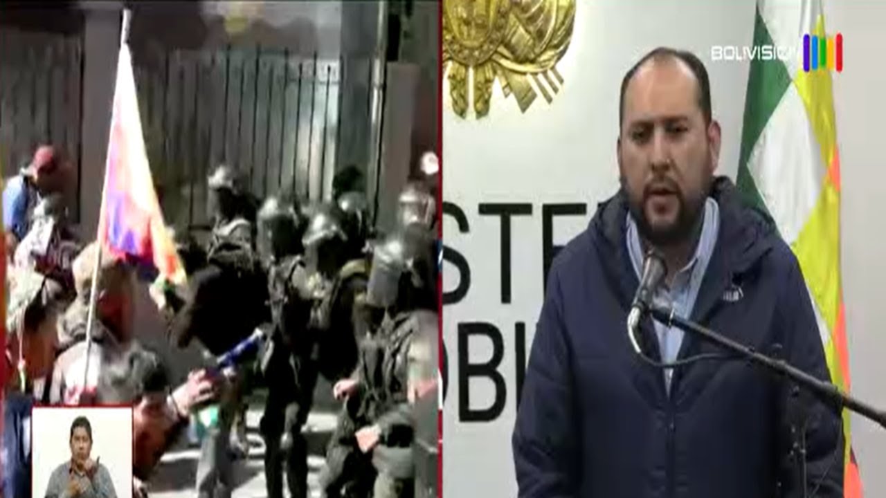 Se vivió una jornada de tensión en la plaza Abaroa
