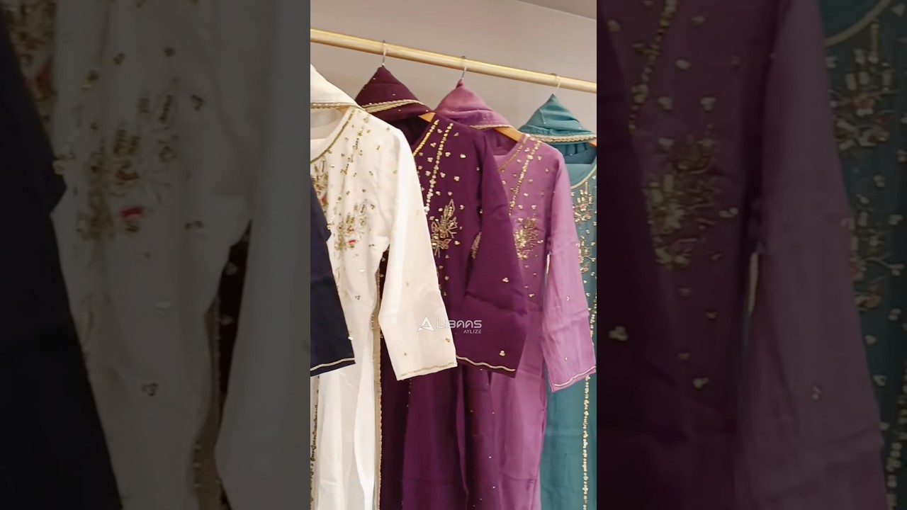 &ldquo;Latest Party Wear Suit Collection 2025 | Designer Embroidered Kurti Sets #shotrs #embroidery #dress