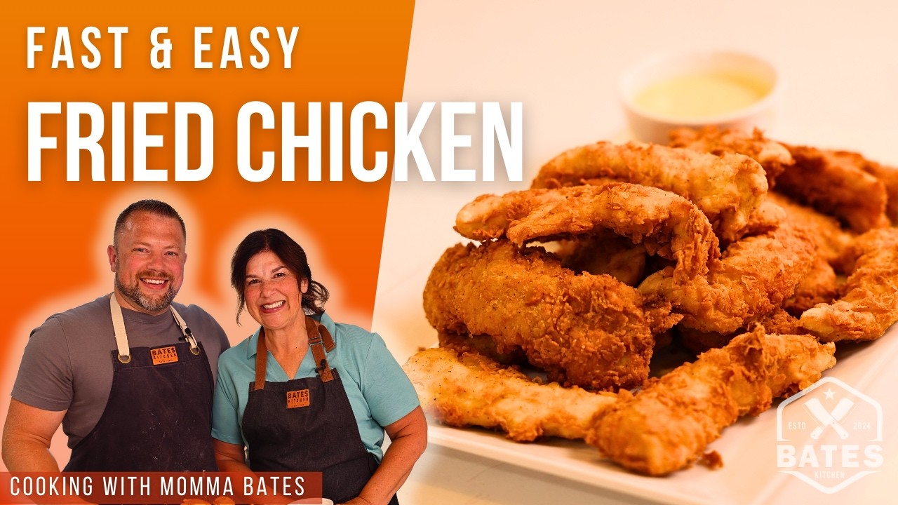 Momma Bates Easy Fried Chicken Recipe | Fried Chicken Tested 3 Ways