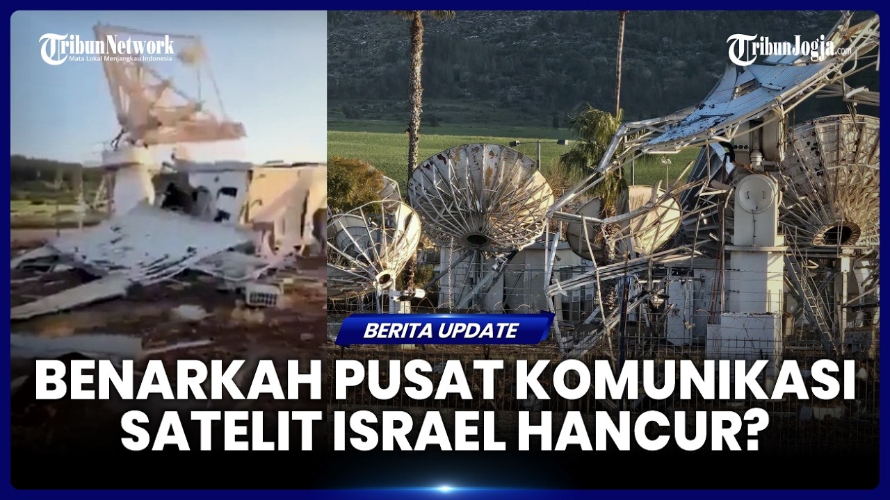 SIMPANG SIUR KLAIM HANCURNYA STASIUN SATELIT HA’ELA DI TENGAH GEMPURAN RUDAL IRAN