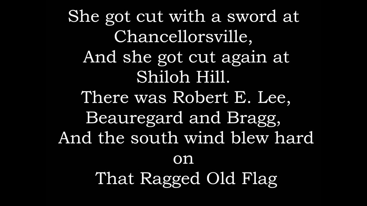 Johnny Cash - Ragged Old Flag lyrics