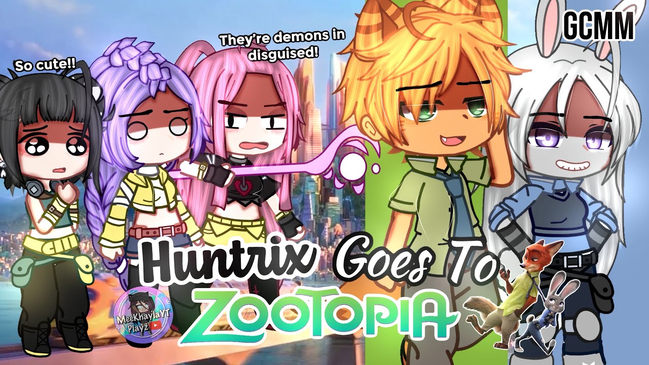 HUNTRIX отправляются в Зверополис с участием SAJA Boys | KPOP Охотники на демонов | GLMM / GCMM |...