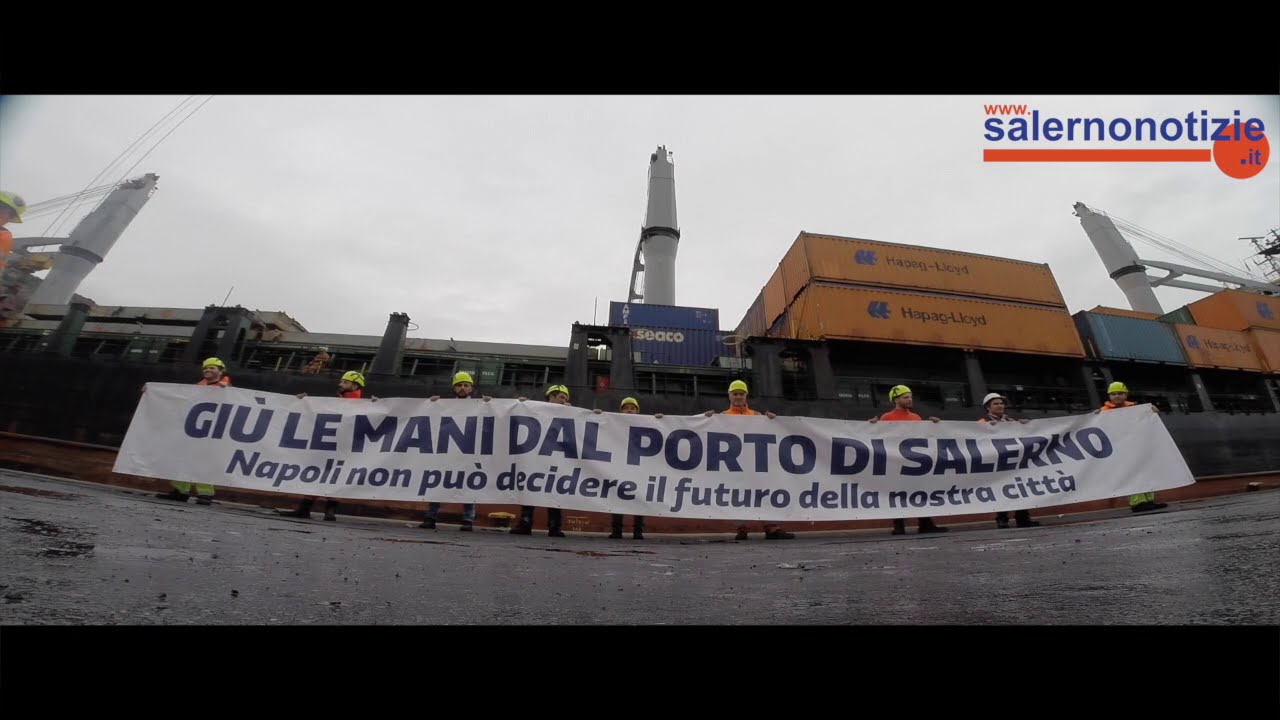 Si Saliern' teness u Puort' Napul foss muort - No all'accorpamento tra i Porti di Napoli & Salerno