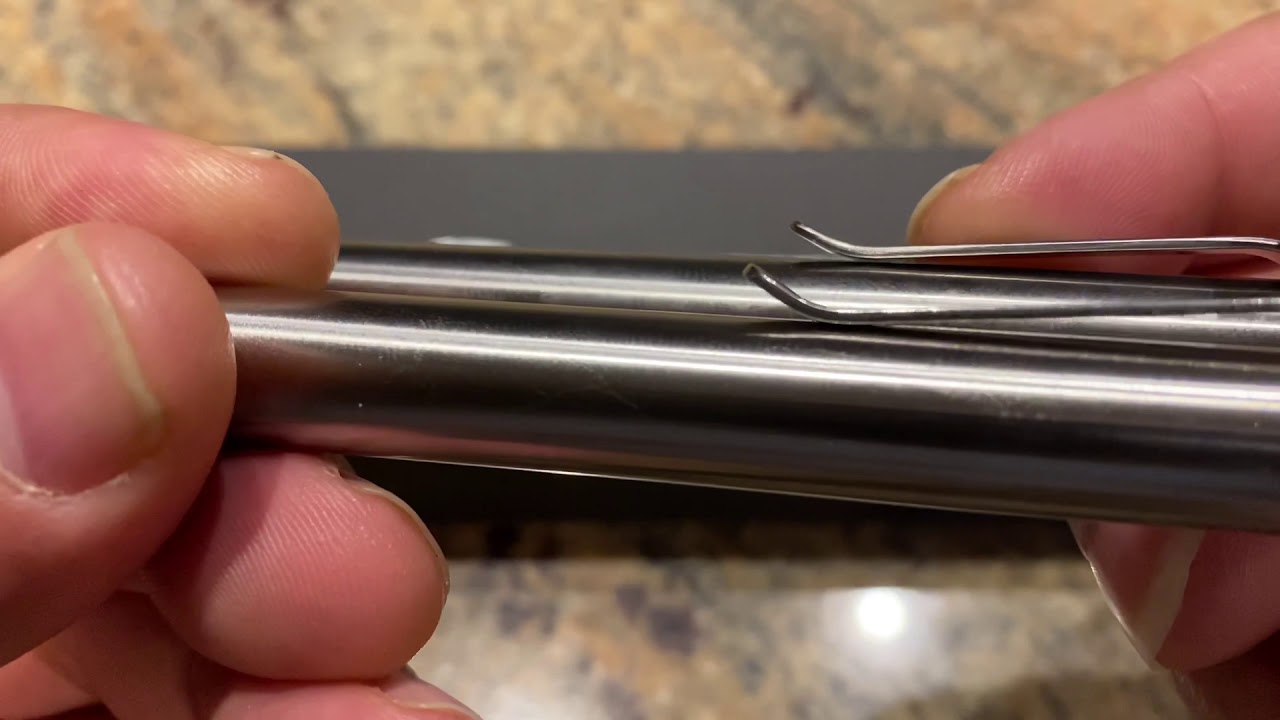 Bastion bolt action pen Titanium vs Stainless Steel comparison