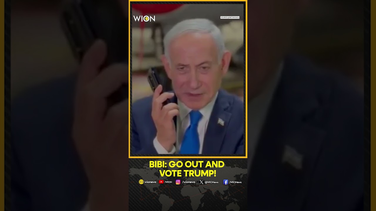 Netanyahu Speaks to Trump After He Endorses Him in the Elections | WION Shorts