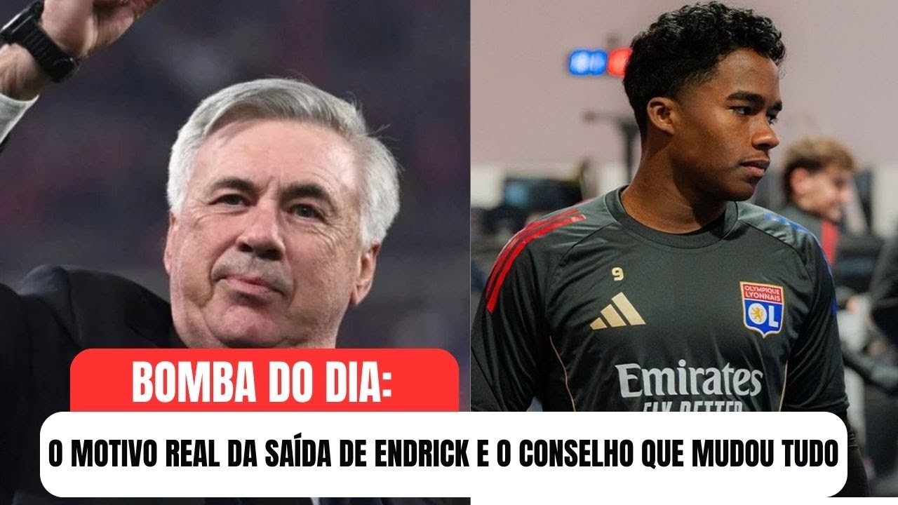 BOMBA DO DIA: ENDRICK REVELA O QUE ANCELOTTI DISSE PARA TIRÁ-LO DO REAL MADRID!