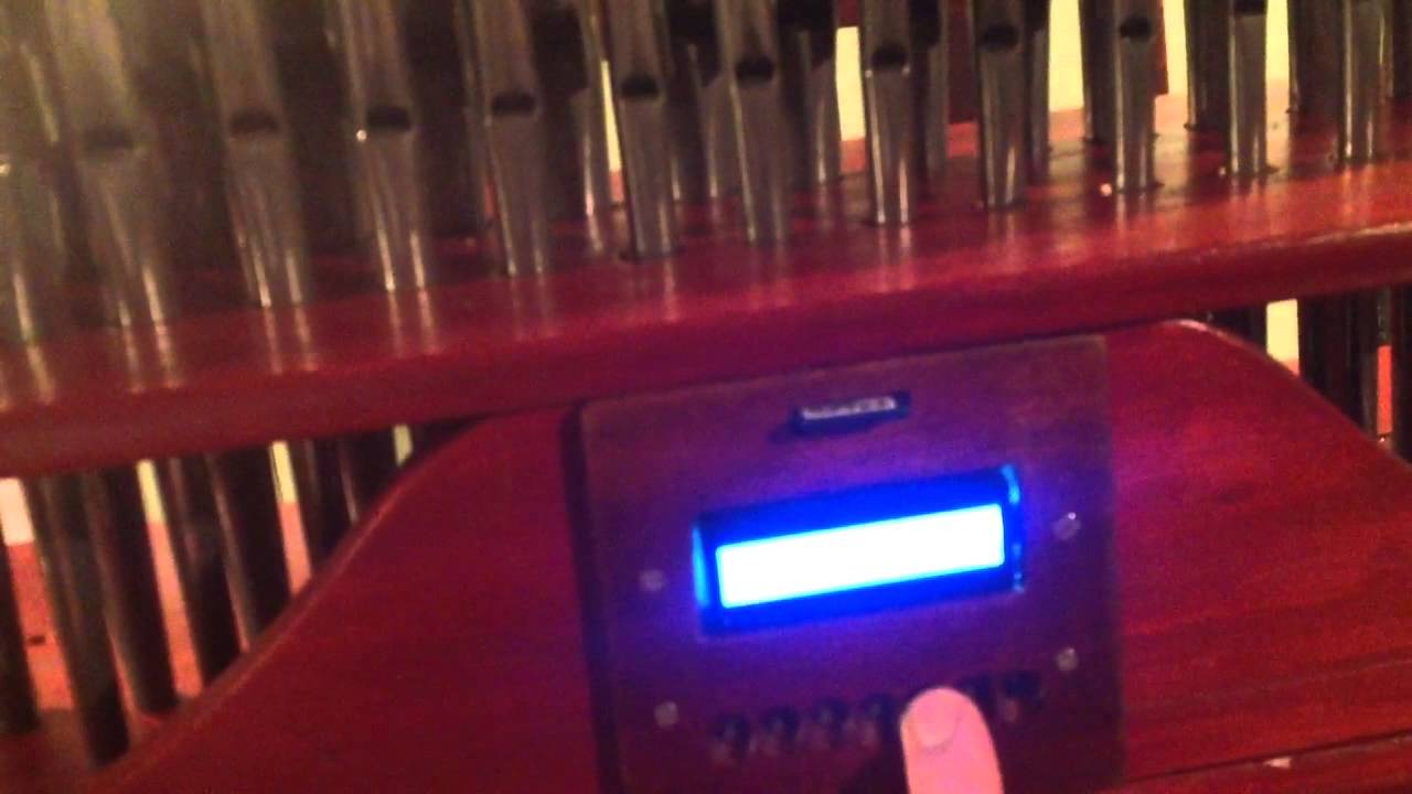 Midi Controlled Pipe Organ (Table Top Pipe Organ)