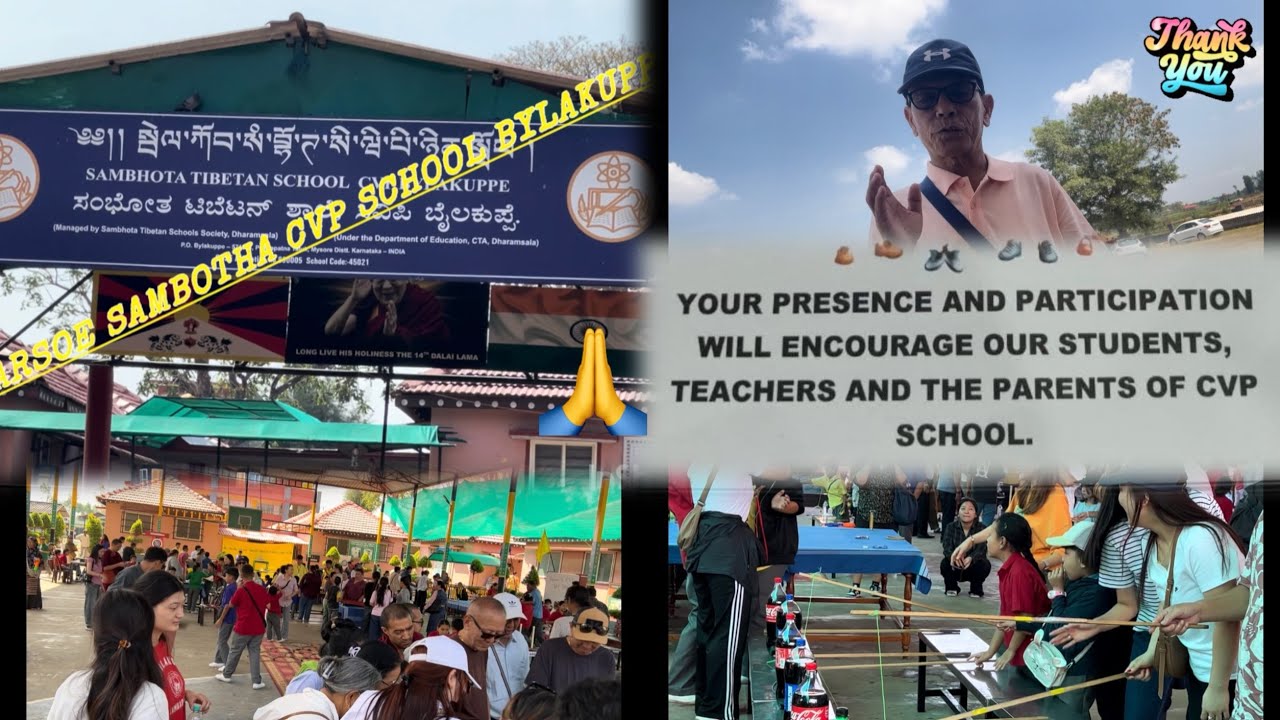 TDL CVP SAMBHOTA SCHOOL ANNUALLY # FATE ( FUND RAISING)#Losar 5th day ( Sunday)✍️
