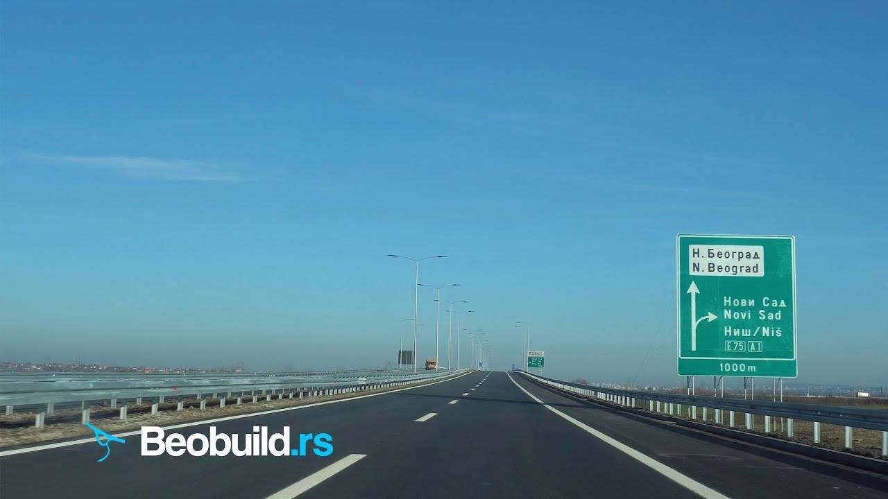 Vožnja završenom deonicom Surčin-Obrenovac na Koridoru 11 - Autoput 