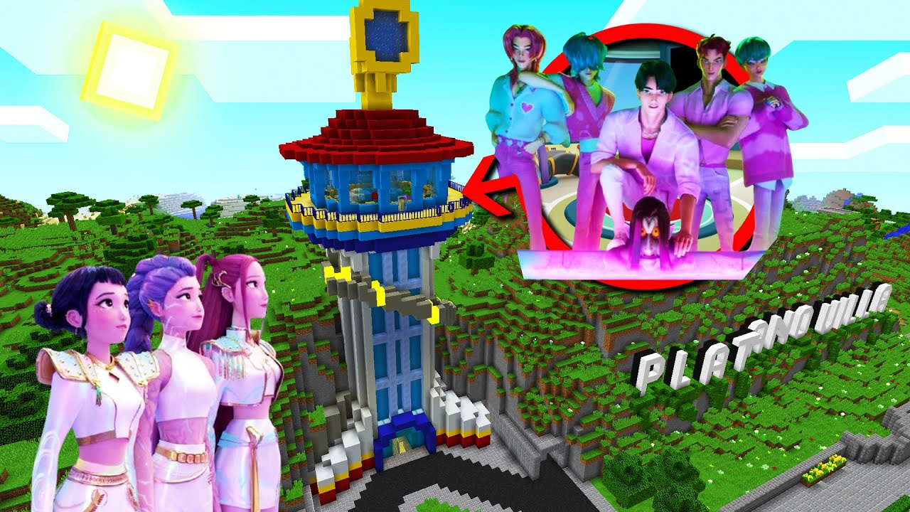 APARECEN TODOS LOS SAJA BOYS DE KPOP DEMON HUNTER EN LA CASA PAW PATROL MINECRAFT 😱