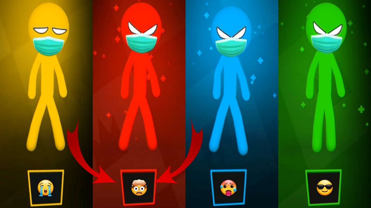 🤣Забавный турнир мини-игр по Stickman Party - геймплей #stickmanparty #sticman