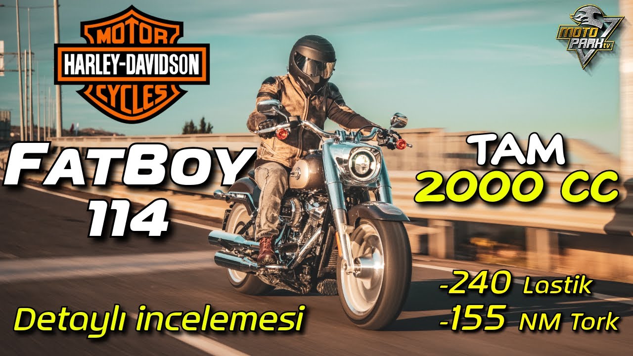38.500 €'luk KAMYON LASTİĞİ Olan Motor ? Harley Davidson FATBOY 114