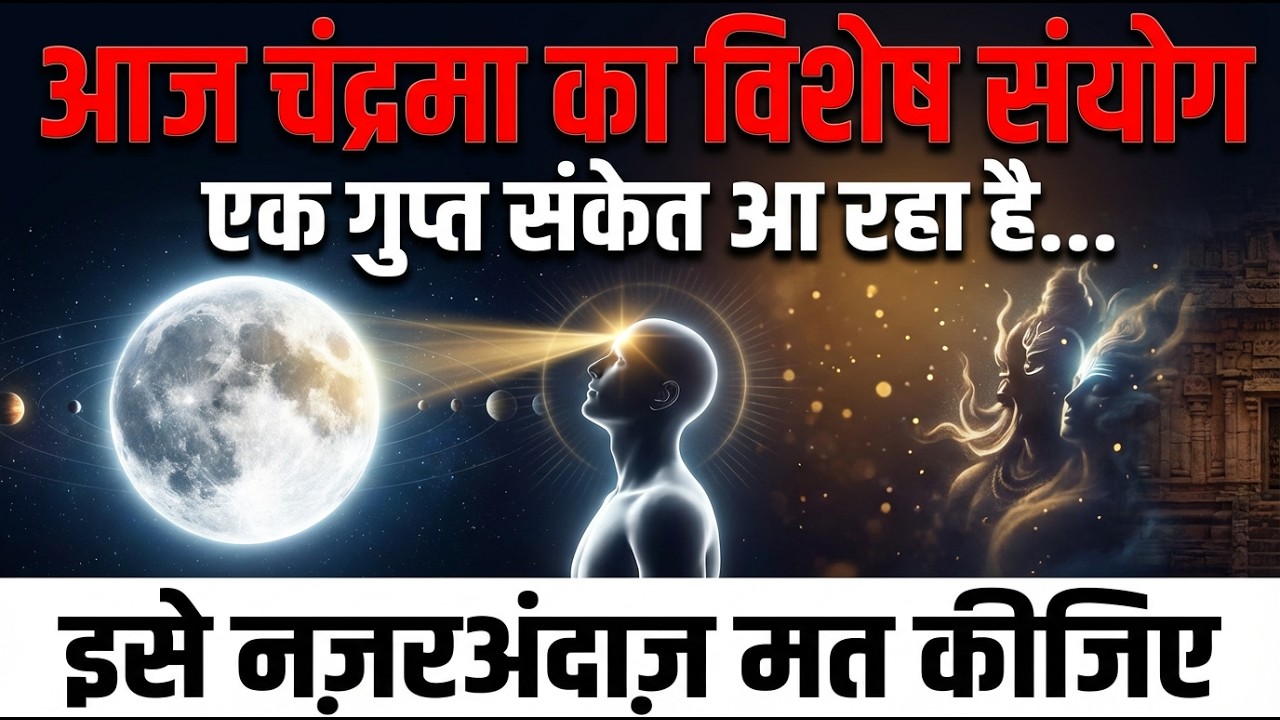 आज चंद्रमा का विशेष संयोग: ब्रह्मांड आपको एक गुप्त संकेत भेज रहा है जिसे नज़रअंदाज़ मत कीजिए
