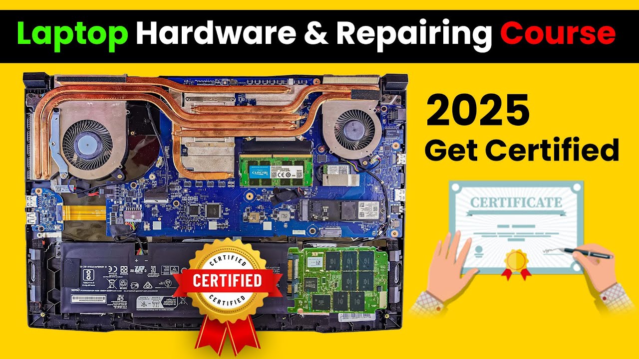 🔥Full Laptop Hardware and Repairing Course With Certificate 2025 || Laptop Repairing Course in Hindi