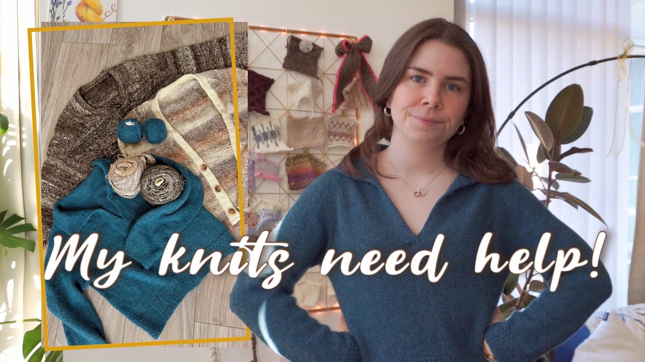Fixing knits so I wear them more! + what can I do with the leftover yarn?