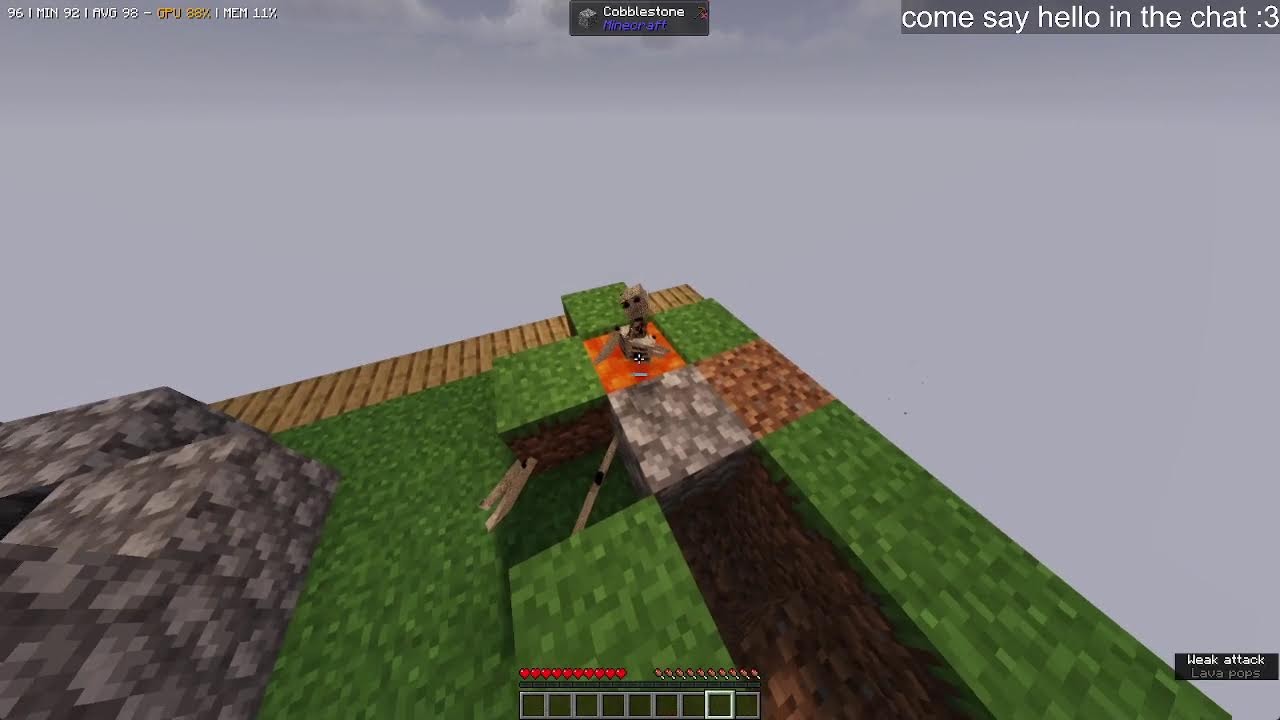 Minecraft horror  skyblock Livestream