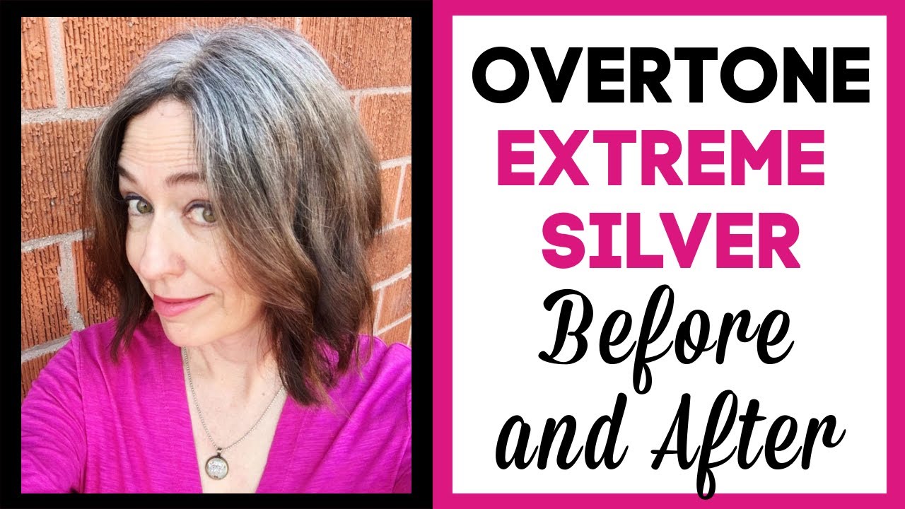 Обзор средств для седых волос! Подойдет ли Overtone Extreme Silver для каштановых волос?