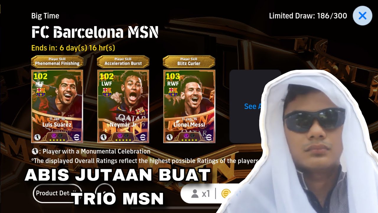 SULTAN EFOOTBALL TOP UP JUTAAN DEMI MENDAPATKAN TRIO MSN DI EFOOTBALL 2025 MOBILE