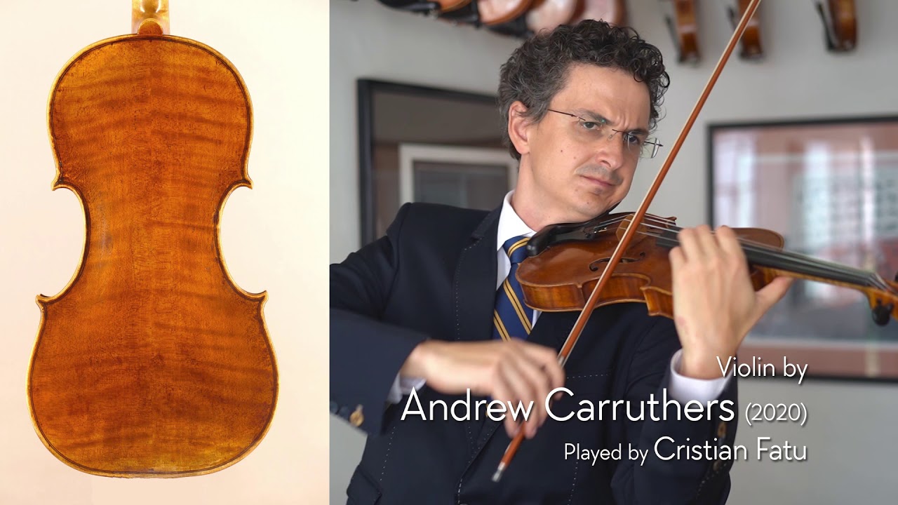 Andrew Carruthers 2020 violin / Cristian Fatu / at the Metzler Violin Shop